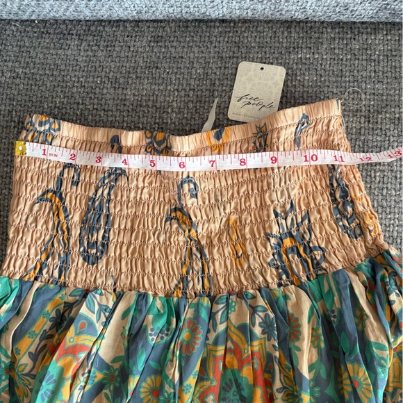 Free People Blue Sky Combo Convertible Maxi Skirt–Size Small brand new with tag - Picture 9 of 16